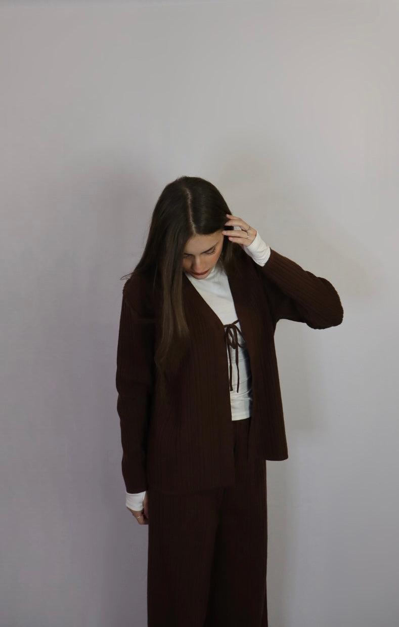 Coord Cardigan Laccetto