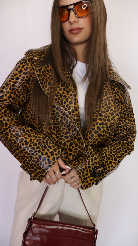 Jacket Ecopelle Leopard