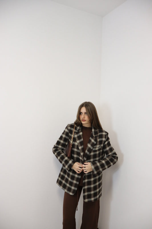 Blazer Chocolate Sky