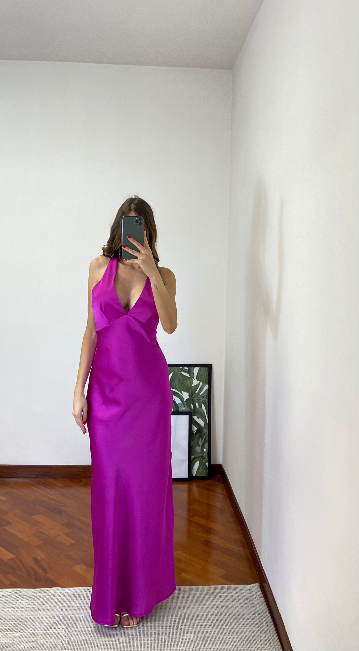 Long Dress Satin