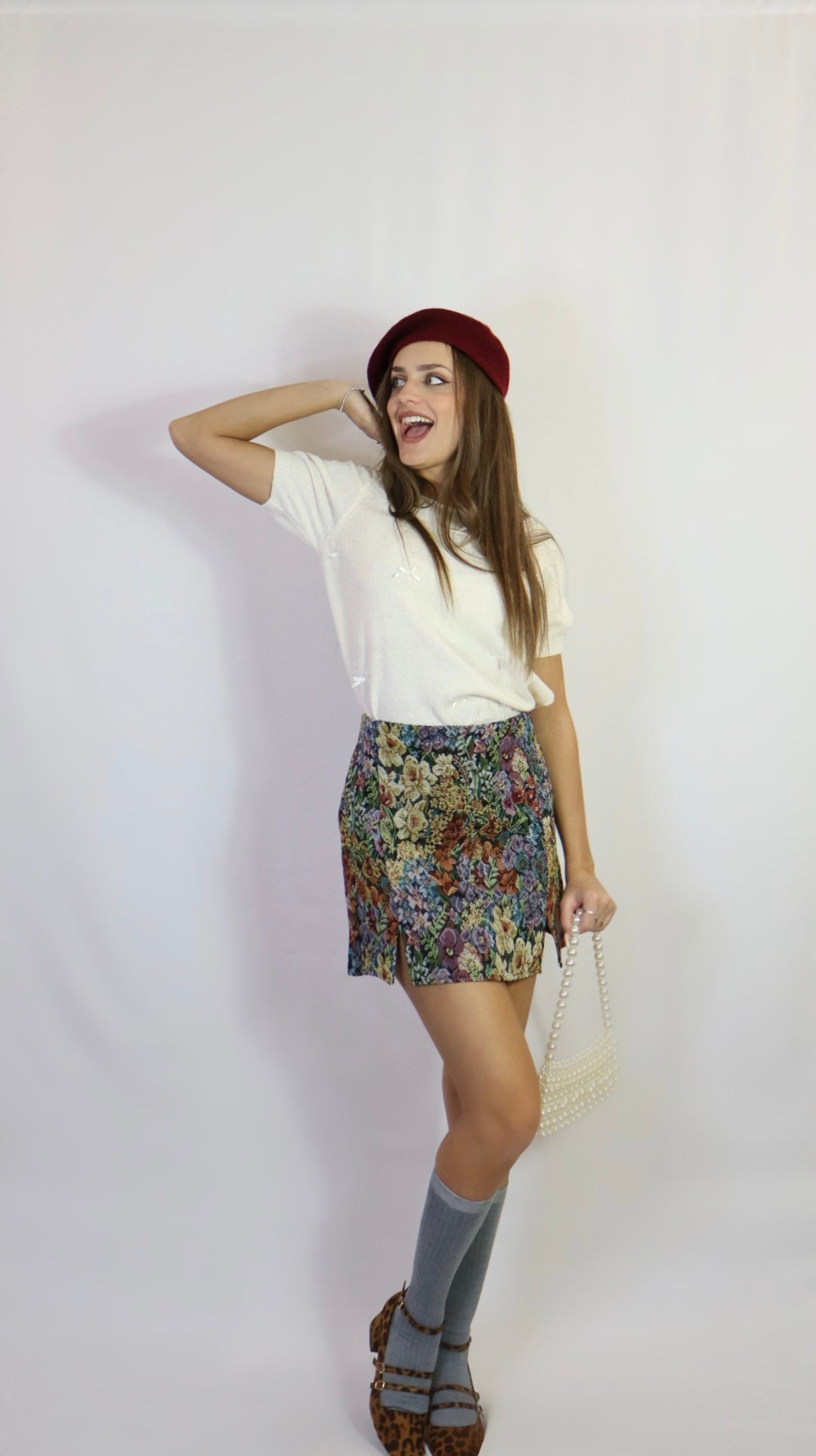 PRE ORDER Skirt Flower Trama