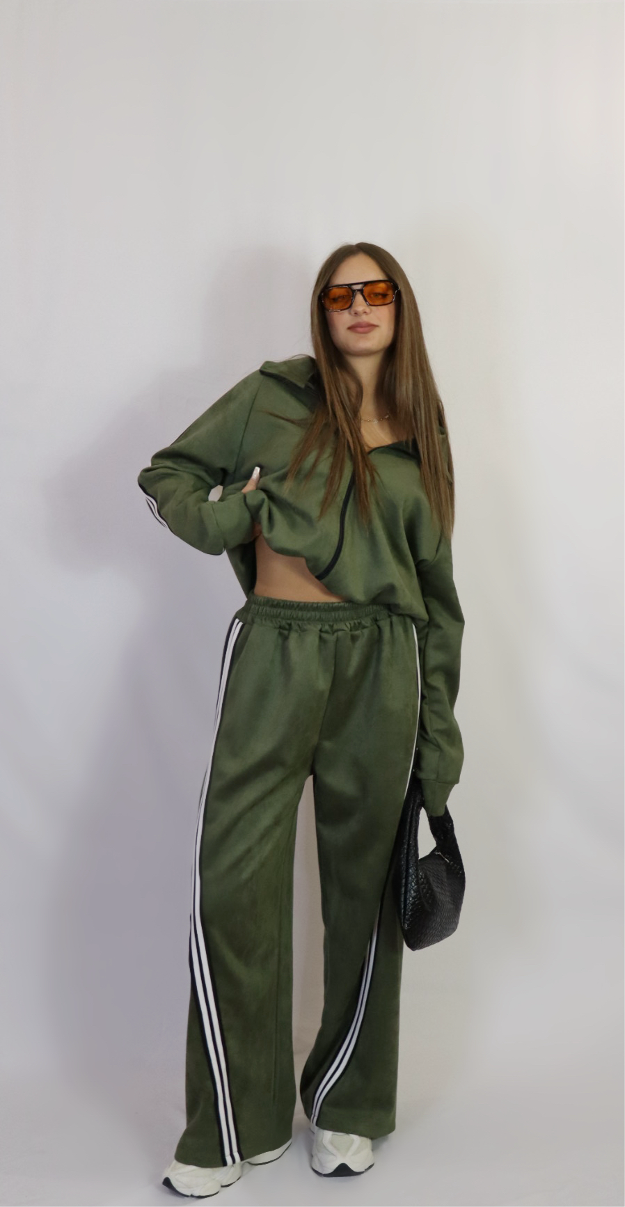 Swag Jumpsuit Coordset Green