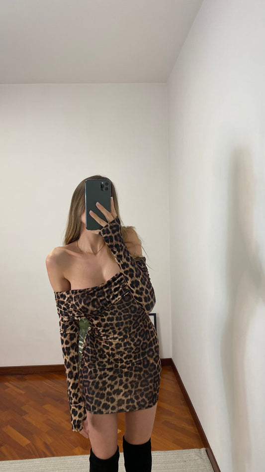 Mini Dress Animalier