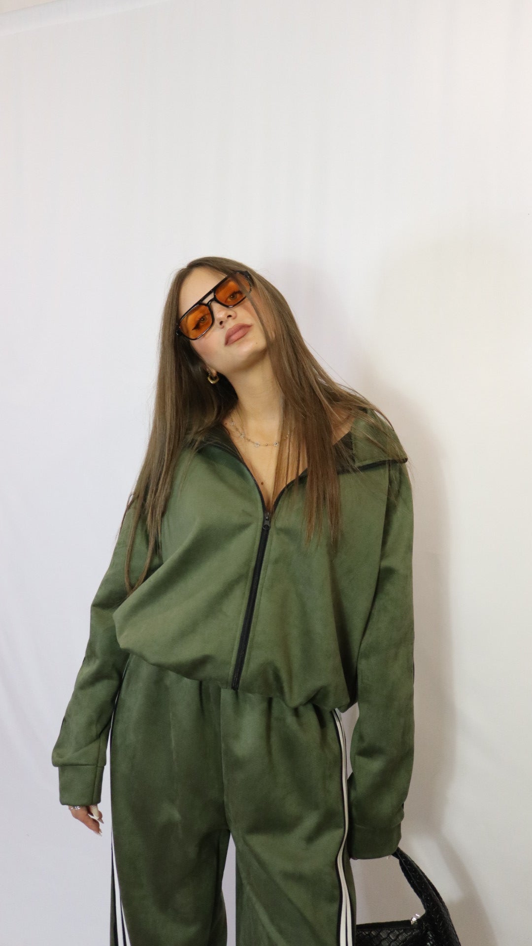 Swag Jumpsuit Coordset Green