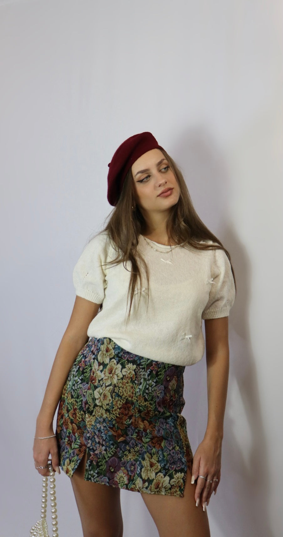 PRE ORDER Skirt Flower Trama