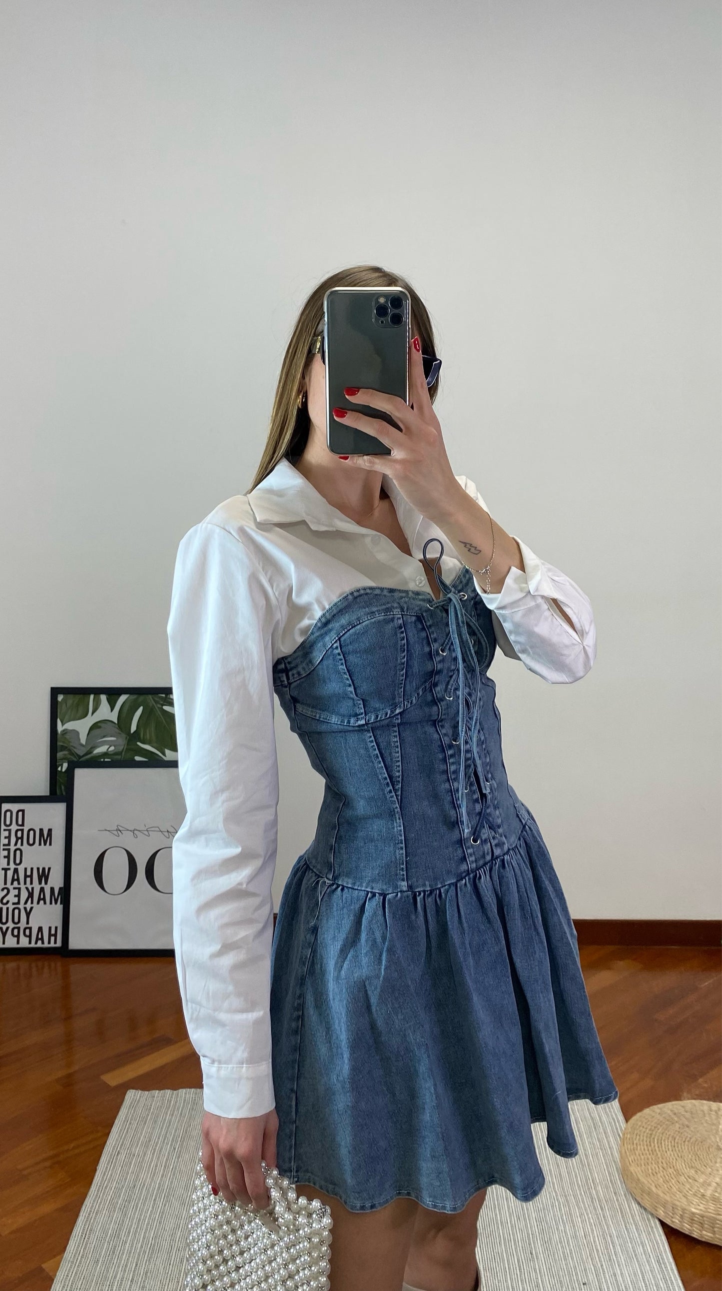 Dress Bustier Denim