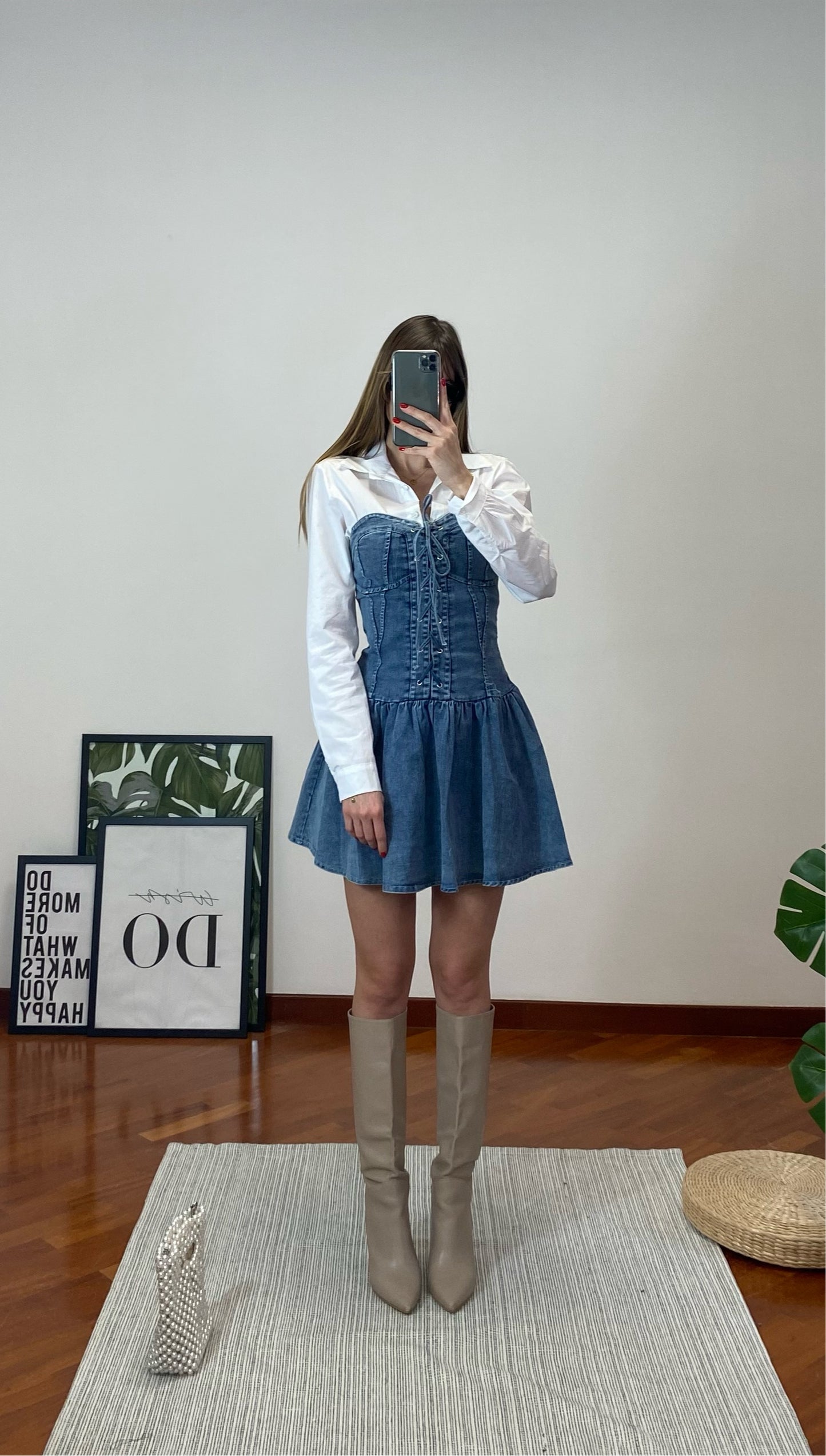 Dress Bustier Denim