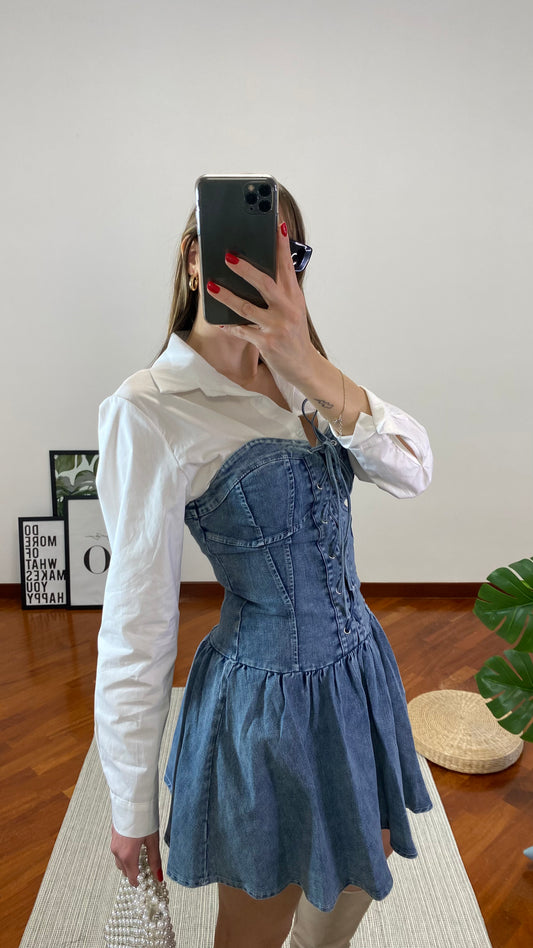 Dress Bustier Denim